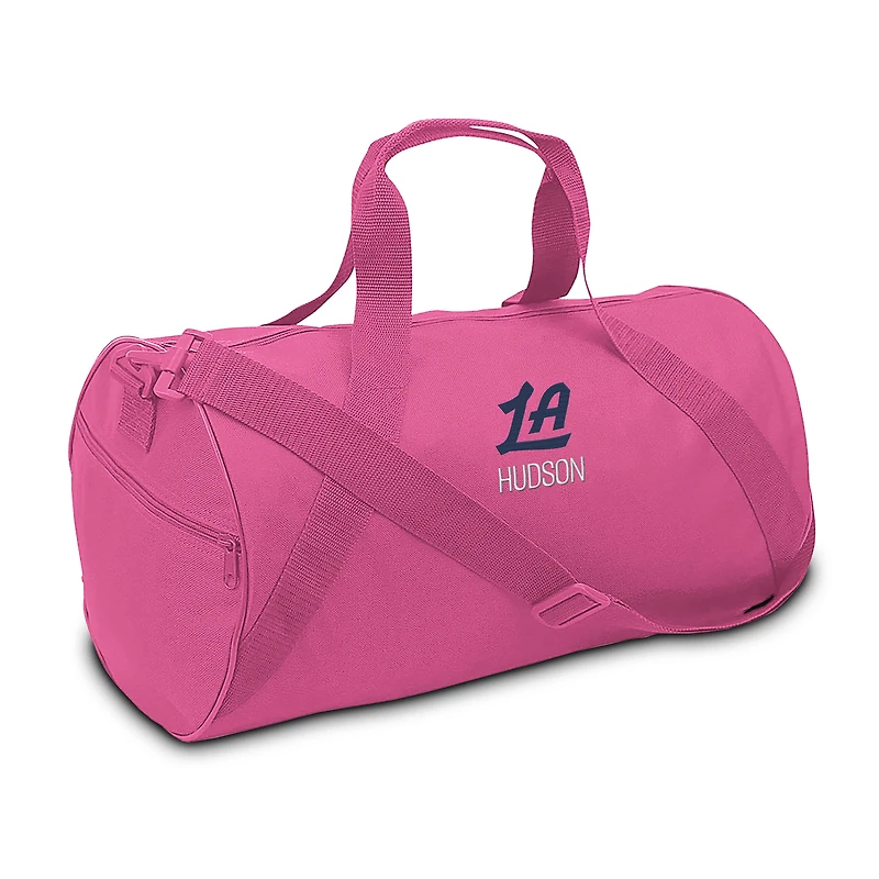 Youth Chad & Jake Pink LA Clippers Personalized Duffel Bag