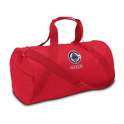 Youth Chad & Jake Red LA Clippers Personalized Duffel Bag