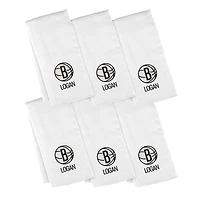 Infant Chad & Jake Brooklyn Nets Personalized Burp Cloth 6-Pack
