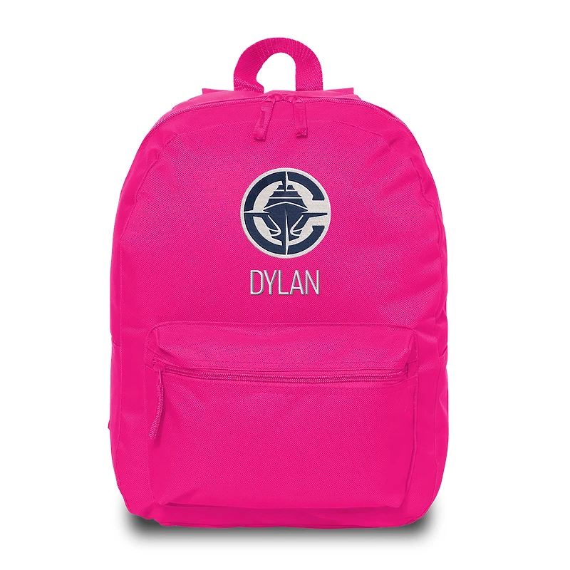 Youth Chad & Jake Pink LA Clippers Personalized Backpack