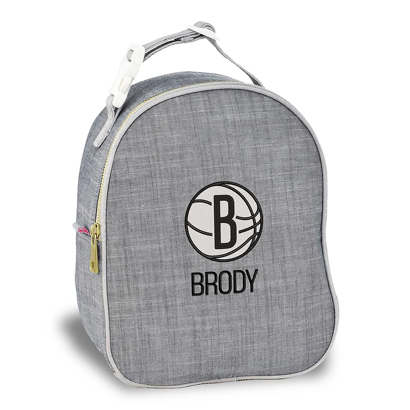 Youth Chad & Jake Gray Brooklyn Nets Personalized Insulated Bag