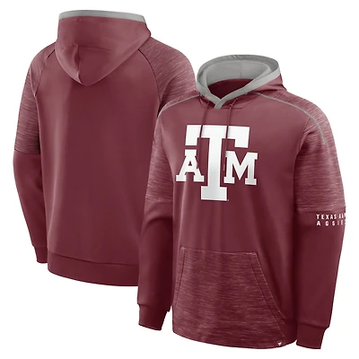 Men's Fanatics Maroon Texas A&M Aggies Quad Defender Pullover Hoodie