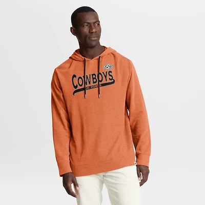 Men's Fanatics Orange Oklahoma State Cowboys Hometown Premium Huddle Up Long Sleeve Hoodie T-Shirt
