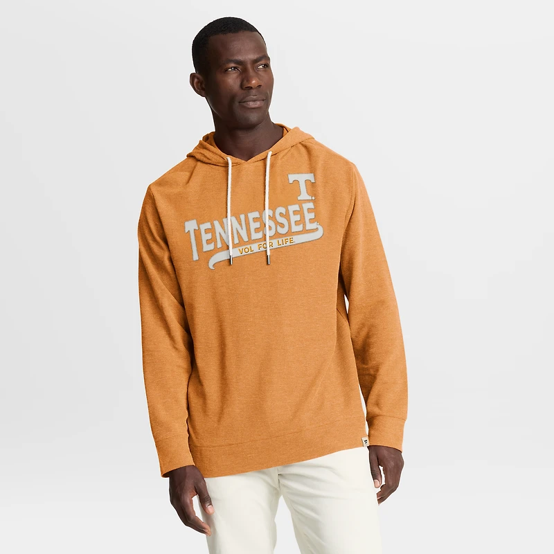 Men's Fanatics Tennessee Orange Volunteers Hometown Premium Huddle Up Long Sleeve Hoodie T-Shirt