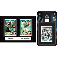 Miami Dolphins 6" x 8" Player Plaque & 2024 Team Trading Card Set