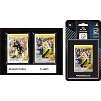 Pittsburgh Steelers 6" x 8" Player Plaque & 2024 Team Trading Card Set