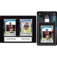 Chicago Bears 6" x 8" Player Plaque & 2024 Team Trading Card Set