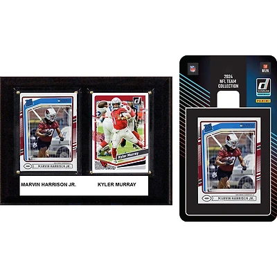 Arizona Cardinals 6" x 8" Player Plaque & 2024 Team Trading Card Set