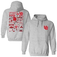 Women's Vive La Fete Utah Utes Impressions Artwork Pullover Hoodie