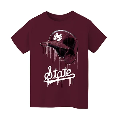Youth Vive La Fete  Maroon Mississippi State Bulldogs T-Shirt