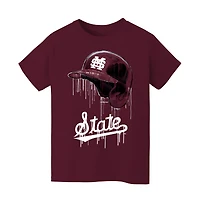 Youth Vive La Fete  Maroon Mississippi State Bulldogs T-Shirt