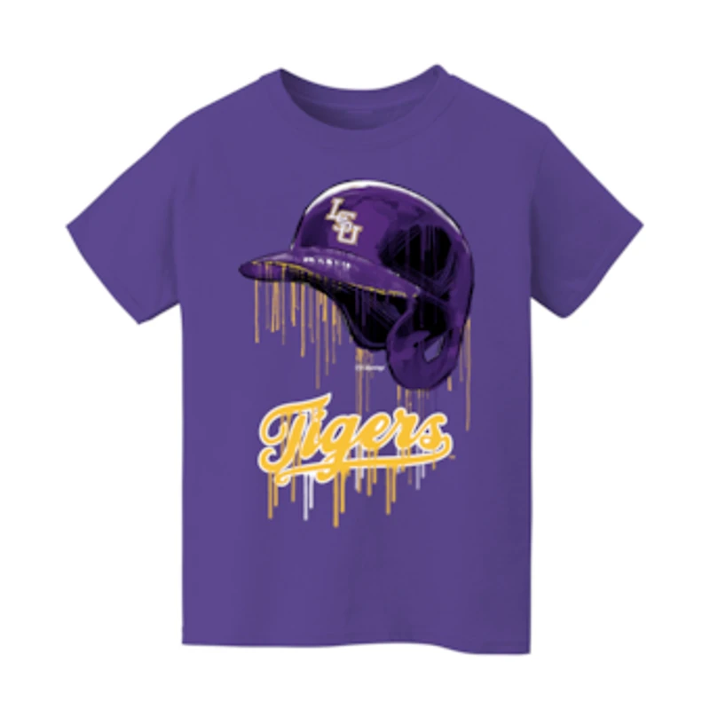 Youth Vive La Fete Purple LSU Tigers T-Shirt
