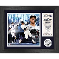 Highland Mint Aaron Judge New York Yankees 2024 American League MVP 11" x 14" Silver Coin Ticket Photo Mint
