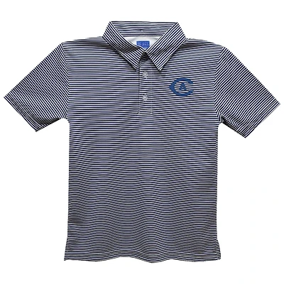 Toddler Vive La Fete Navy UC Davis Aggies Pencil Stripe Polo
