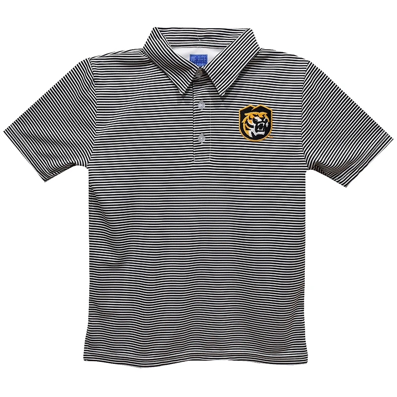 Toddler Vive La Fete Black Colorado College Tigers Pencil Stripe Polo