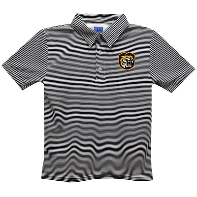 Toddler Vive La Fete Black Colorado College Tigers Pencil Stripe Polo