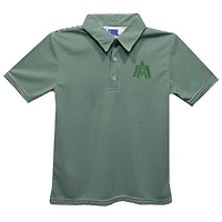 Toddler Vive La Fete Green Arkansas-Monticello Boll Weevils Pencil Stripe Polo
