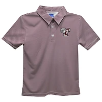 Toddler Vive La Fete Maroon Fordham Rams Pencil Stripe Polo