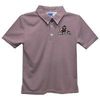 Toddler Vive La Fete Crimson New Mexico State Aggies Pencil Stripe Polo