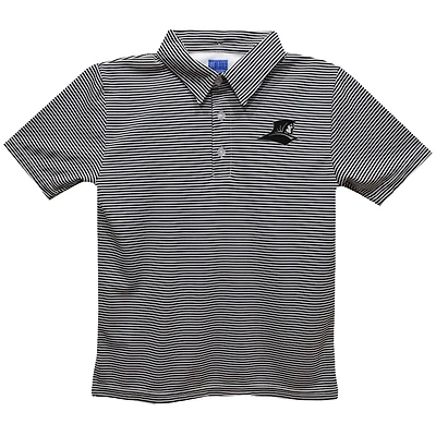 Toddler Vive La Fete Black Providence Friars Pencil Stripe Polo