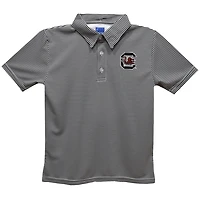 Toddler Vive La Fete Black South Carolina Gamecocks Pencil Stripe Polo
