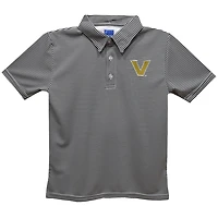 Toddler Vive La Fete Black Vanderbilt Commodores Pencil Stripe Polo