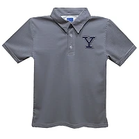 Toddler Vive La Fete Navy Yale Bulldogs Pencil Stripe Polo