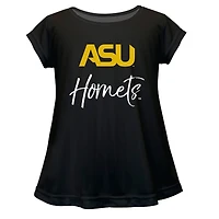 Infant Vive La Fete  Black Alabama State Hornets A-Line Top