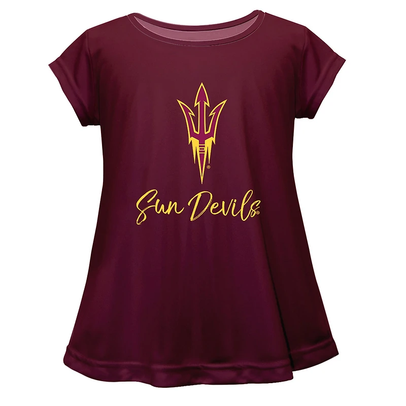Infant Vive La Fete Maroon Arizona State Sun Devils A-Line Top