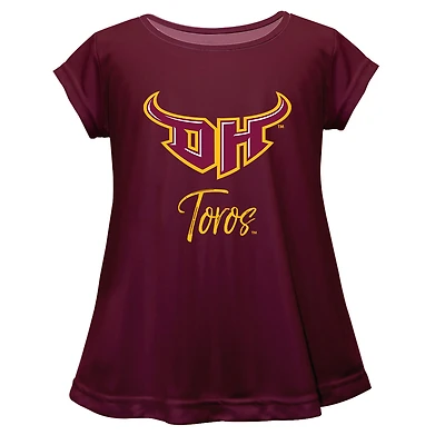 Infant Vive La Fete  Maroon Cal State Dominguez Hills Toros A-Line Top