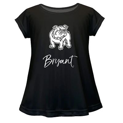 Infant Vive La Fete  Black Bryant Bulldogs A-Line Top