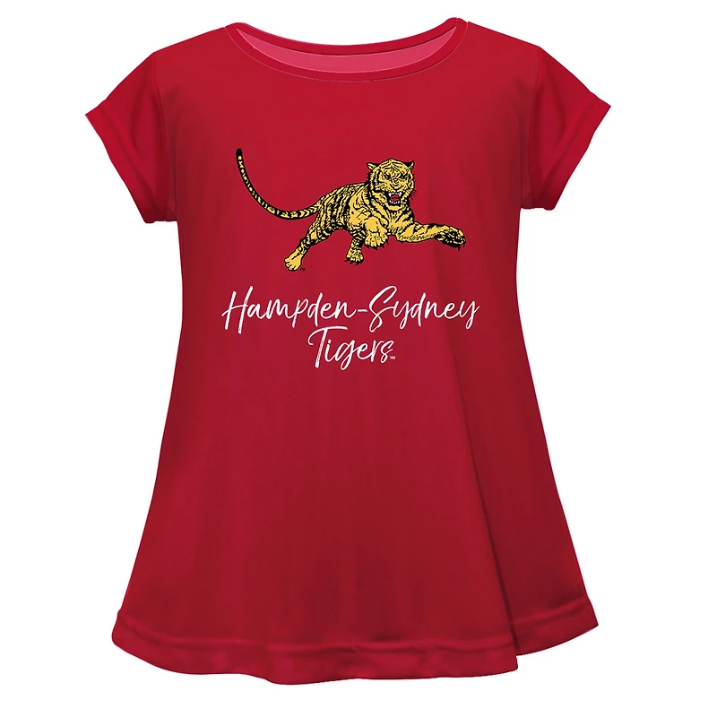Infant Vive La Fete  Red Hampden-Sydney College Tigers A-Line Top