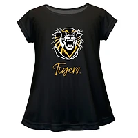 Infant Vive La Fete  Black Fort Hays State Tigers A-Line Top