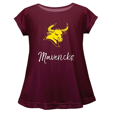 Infant Vive La Fete  Maroon CMU Mavericks A-Line Top