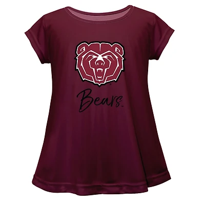 Infant Vive La Fete  Maroon Missouri State University Bears A-Line Top