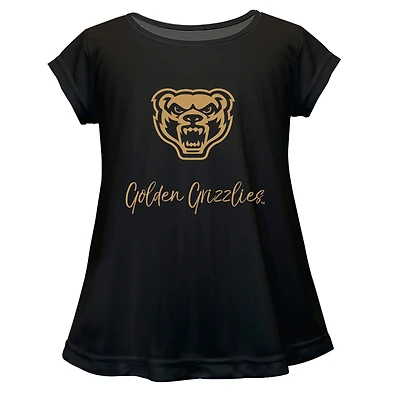 Infant Vive La Fete  Black Oakland Golden Grizzlies A-Line Top