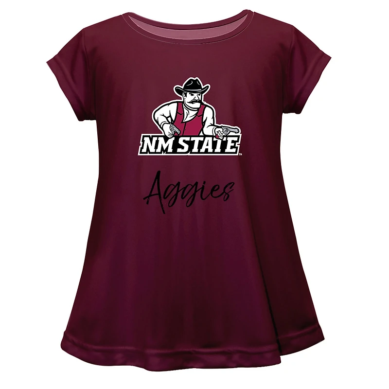Infant Vive La Fete  Maroon New Mexico State Aggies A-Line Top