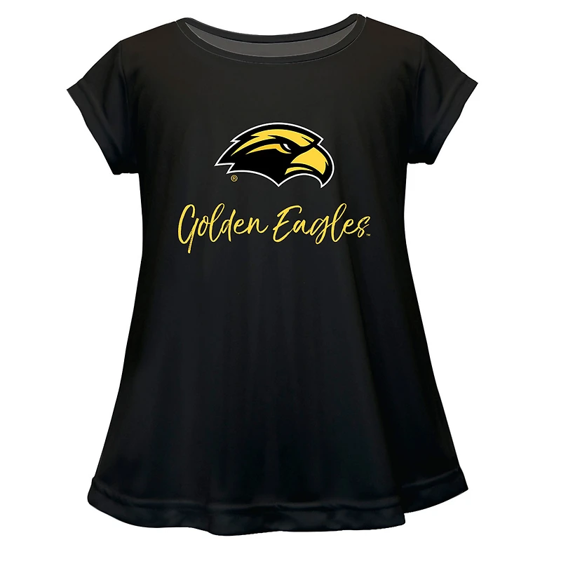 Infant Vive La Fete  Black Southern Miss Golden Eagles A-Line Top