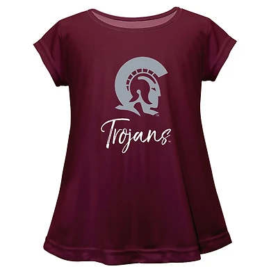 Youth Vive La Fete  Maroon Arkansas Little Rock Trojans Toddler A-Line Top
