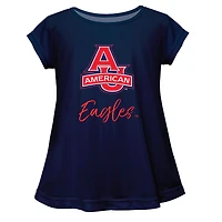 Youth Vive La Fete  Navy American University Eagles Toddler A-Line Top