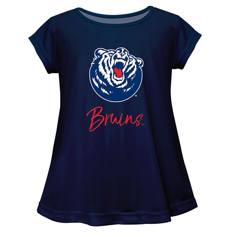 Youth Vive La Fete Navy Belmont Bruins Toddler A-Line Top
