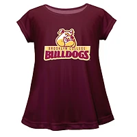 Youth Vive La Fete  Maroon Brooklyn College Bulldogs Toddler A-Line Top