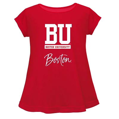 Youth Vive La Fete  Scarlet Boston University Toddler A-Line Top