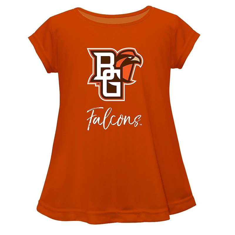 Youth Vive La Fete  Orange Bowling Green St. Falcons Toddler A-Line Top