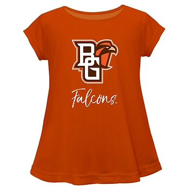 Youth Vive La Fete  Orange Bowling Green St. Falcons Toddler A-Line Top