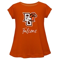 Youth Vive La Fete  Orange Bowling Green St. Falcons Toddler A-Line Top
