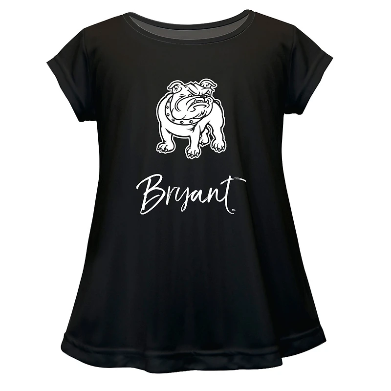 Youth Vive La Fete  Black Bryant Bulldogs Toddler A-Line Top