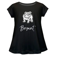 Youth Vive La Fete  Black Bryant Bulldogs Toddler A-Line Top