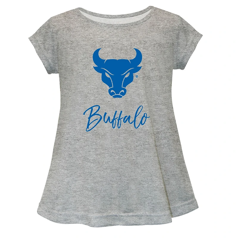 Youth Vive La Fete  Gray Buffalo Bulls Toddler A-Line Top
