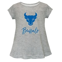 Youth Vive La Fete  Gray Buffalo Bulls Toddler A-Line Top
